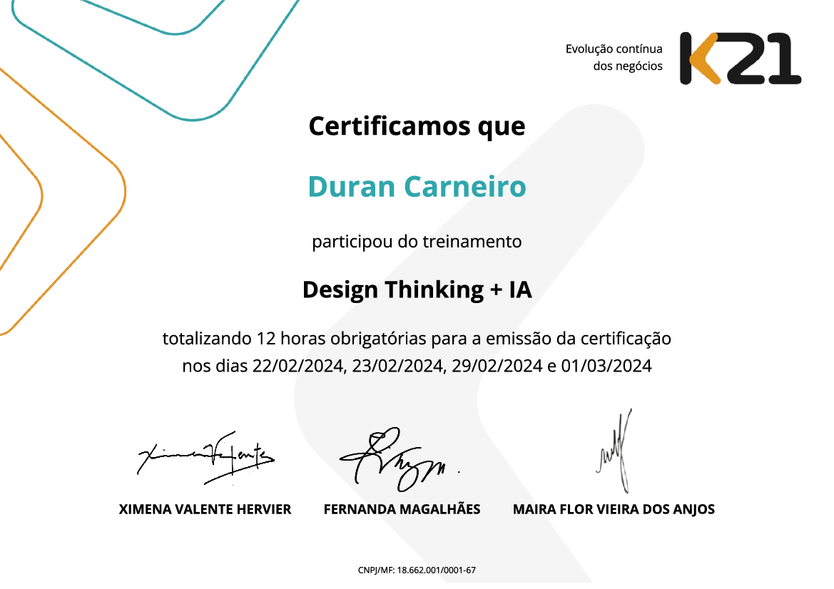 Certificado K21